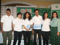 Rajkummar Rao, Patralekhaa and Tisca Chopra snapped at Ariel Sons – Share The Load event