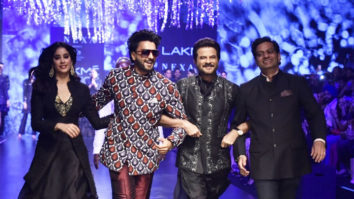 Ranveer Singh, Janhvi Kapoor and Anil Kapoor on RAMP Together as SHOWSTOPPER at LFW Day 4
