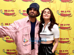 Ranveer Singh and Alia Bhatt snapped promoting Gully Boy at the 98.3 FM Radio Mirchi office