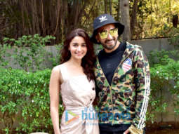Ranveer Singh and Alia Bhatt snapped promoting their film Gully Boy