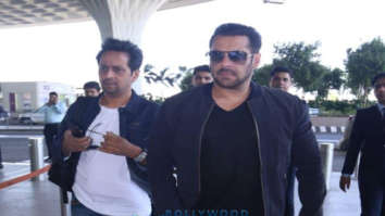 Salman Khan, Daisy Shah and Sonu Nigam snapped at the airport