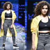 Sanya Malhotra for Narendra Kumar x Alcis Sports at LFW 2019 Summer/Resort (Featured)