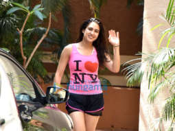 Sara Ali Khan snapped at the gym