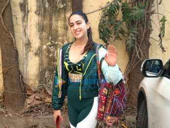 Sara Ali Khan spotted outside the gym