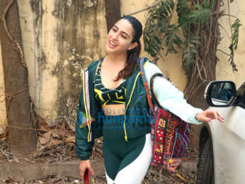 Sara Ali Khan spotted outside the gym