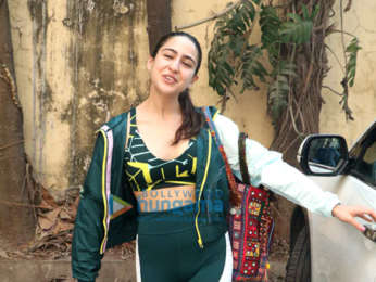 Sara Ali Khan spotted outside the gym