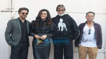 Shah Rukh Khan, Amitabh Bachchan and Taapsee Pannu snapped during Badla promotions at Mehboob Studio