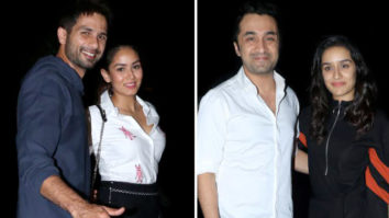 Shahid Kapoor with Meera & Shraddha Kapoor spotted at Soho house