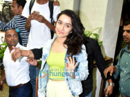 Shraddha Kapoor spotted after a photoshoot in Bandra