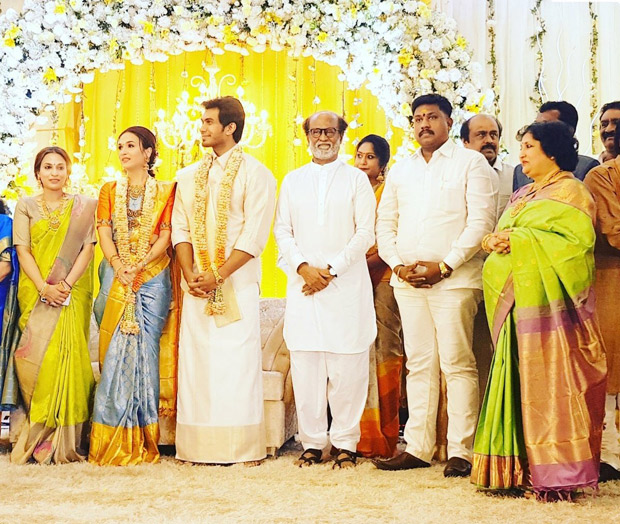 FIRST PICS - Rajinikanth plans a pre-wedding reception for daughter Soundarya and son-in-law Vishagan Vanangamudi