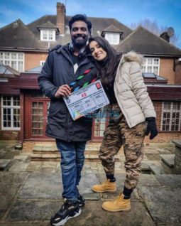 on the set of the movie Street Dancer 3D
