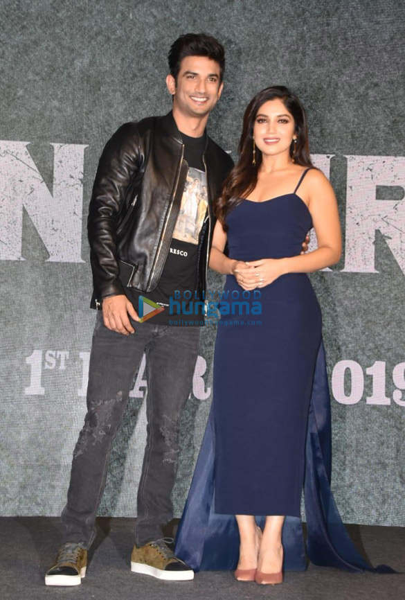 sushant singh rajput bhumi pednekar ronnie screwvala and manoj bajpayee attend the press meet of the film sonchiriya 4 2