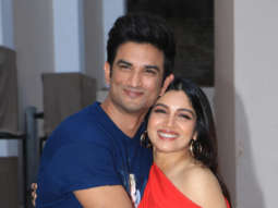 Sushant Singh Rajput and Bhumi Pednekar snapped during Sonchiriya interviews at Mehboob Studios