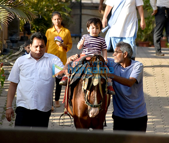 taimur ali khan snapped riding a horse 1 2