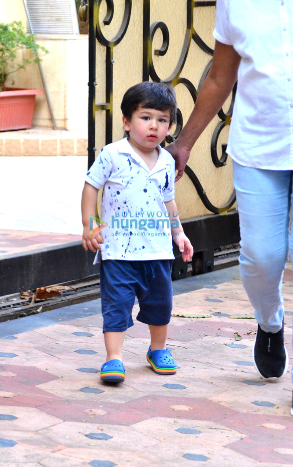Taimur Ali Khan spotted in Bandra Taimur Ali Khan spotted in Bandra