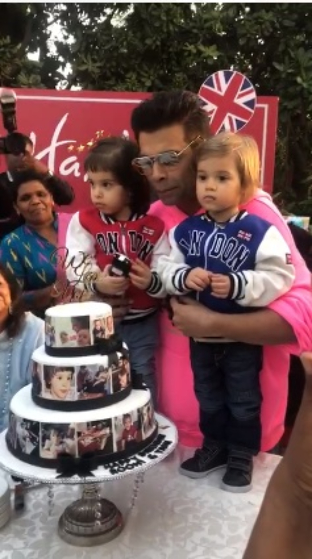 Varun Dhawan joins birthday celebrations of Karan Johar's twins Yash and Roohi Varun Dhawan joins birthday celebrations of Karan Johar's twins Yash and Roohi