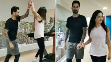 Watch: Sunny Leone takes up the handcuff challenge with Daniel Weber and the actress EXCELS at it!