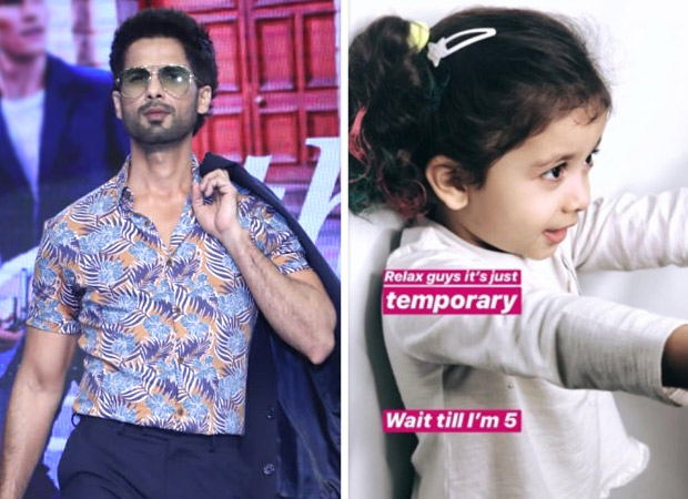 Shahid Kapoor REACTS to the picture of his daughter Misha sporting hair colour and here’s what he has to say