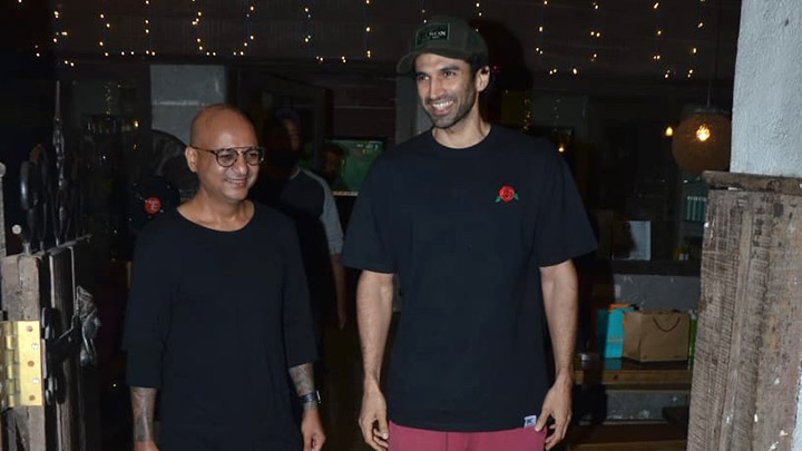 Aditya Roy Kapur snapped at Hakim Aalim’s salon in Bandra
