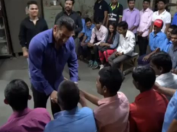 After Bharat wrap up, Salman Khan spends quality time with visually impaired people
