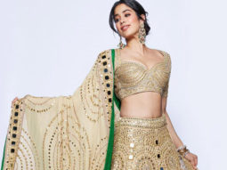 Akash Ambani – Shloka Mehta Reception: Janhvi Kapoor is a GOLDEN GIRL in this elegant avatar