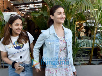 Alia Bhatt and Akansha Ranjan Kapoor snapped at Kitchen Garden, Juhu