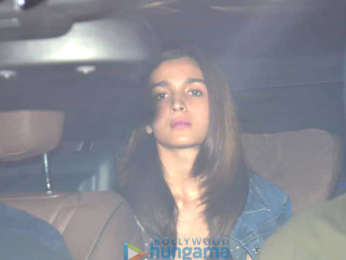 Alia Bhatt snapped at Karan Johar's residence in Bandra