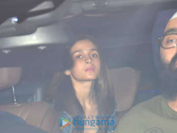 Alia Bhatt snapped at Karan Johar's residence in Bandra