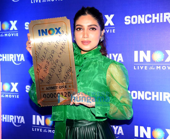 bhumi pednekar snapped visiting a cinema to promote her film sonchiriya 0 4