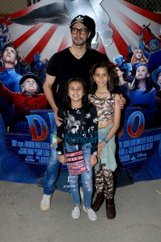 Celebs and their kids snapped attending a special screening of Disney’s Dumbo