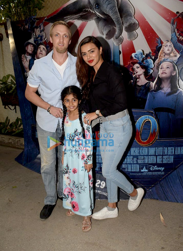 celebs and their kids snapped attending a special screening of disneys dumbo 2