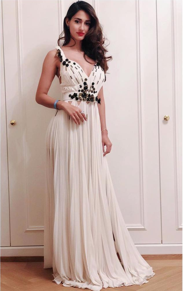 Disha Patani in Basil Soda for Akash Ambani - Shloka Mehta pre-wedding festivties at St. Moritz (1)