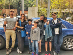 Hrithik Roshan and family spends some quality time over Sunday Brunch with Sonali Bendre