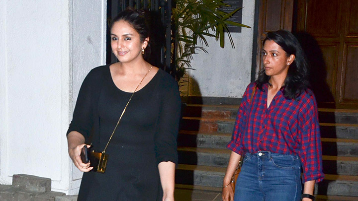 Huma Qureshi spotted at Ministry of Crab India in Khar
