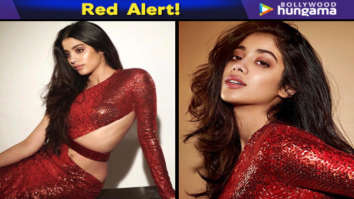 Oo La La! Janhvi Kapoor flaunts her navel and waist in this sultry red dress!