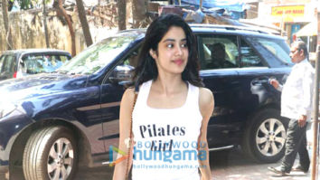Janhvi Kapoor snapped at the gym