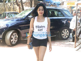 Janhvi Kapoor snapped at the gym