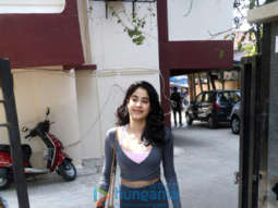 Janhvi Kapoor spotted at the gym