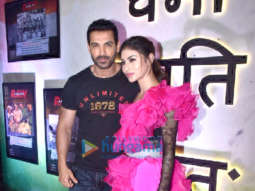 John Abraham and Mouni Roy snapped at the trailer launch of ‘Romeo Akbar Walter’