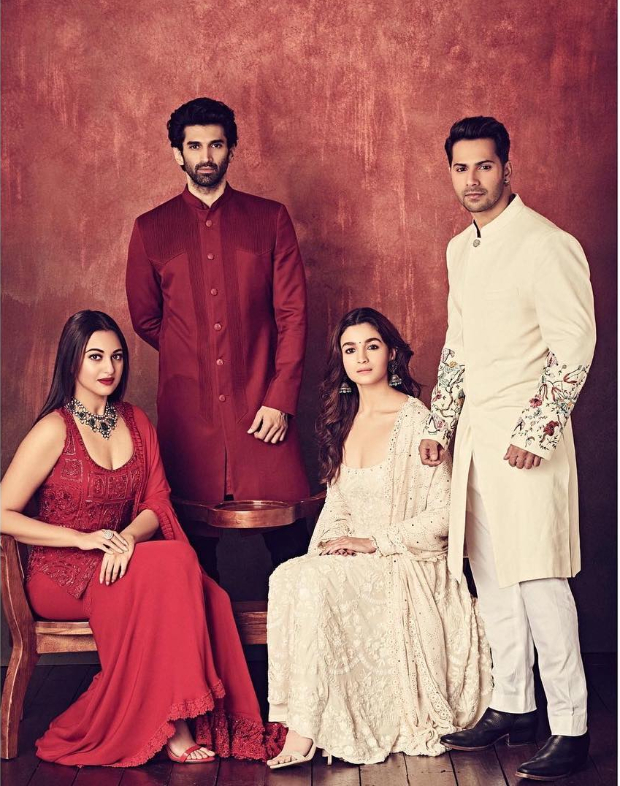 KALANK: These photos of Varun Dhawan, Alia Bhatt, Madhuri Dixit, Sanjay Dutt, Sonakshi Sinha and Aditya Roy Kapur makes a perfect family portrait