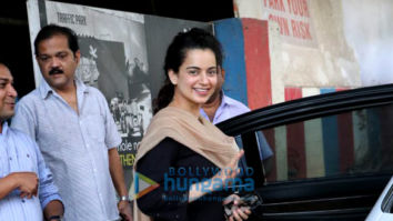 Kangana Ranaut spotted in Bandra