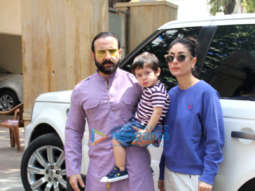 Kareena Kapoor Khan and Saif Ali Khan spotted outside their house