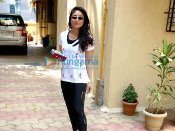 Kareena Kapoor Khan snapped at the gym