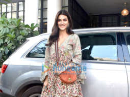 Kriti Sanon and Aditya Roy Kapur snapped at Soho House in Juhu