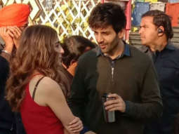 LEAKED PHOTOS & VIDEOS! Sara Ali Khan and Kartik Aaryan have eyes only for each other on Love Aaj Kal 2 sets