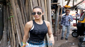 Malaika Arora spotted at gym in Bandra