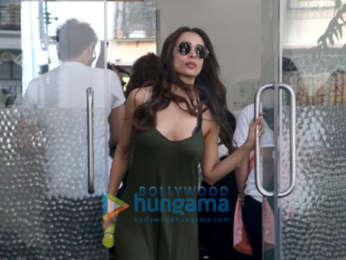 Malaika Arora spotted at salon in Khar