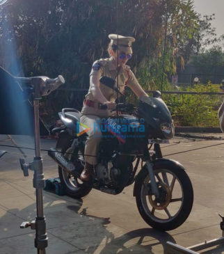 on the sets of the movie Mental Hai Kya