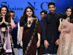 Preity Zinta, Farhan Akhtar & Amrita Rao on ramp for Abu Jani Sandeep Khosla show