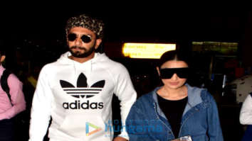 Ranveer Singh and Shraddha Kapoor snapped at the airport